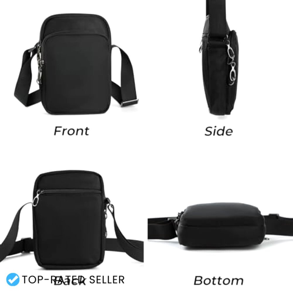Anti-Theft Crossbody Sling Backpack Mini Shoulder Bag RFID Blocking Travel - Picture 7 of 7